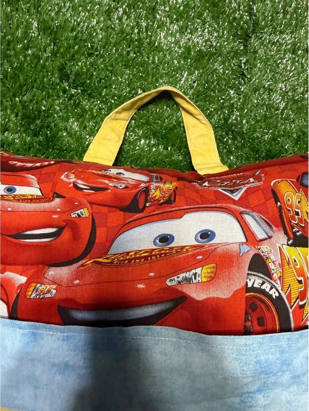 Disney Cars Lighting McQueen Pillow - With Handle